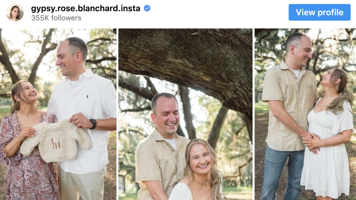Gyspy Rose Blanchard is confirming that her unborn baby is indeed Ken Urker’s.