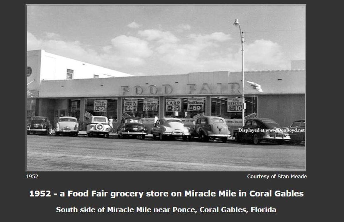An early Food Fair on a history site.