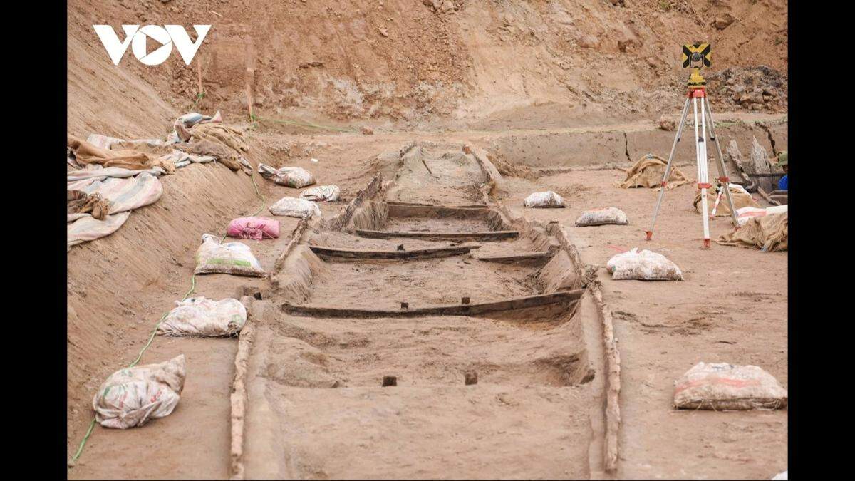 Archaeologists will work layer by layer to excavate the boats and maintain the strength of the wooden sides.