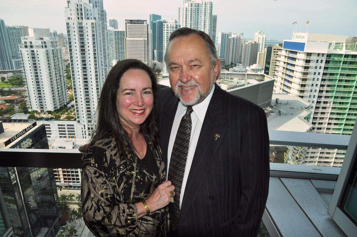 Judy y Merrett Stierheim en una foto de archivo de Miami Herald de 2010.