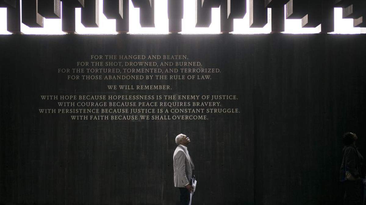 Stacy Rubin, an African-American man lynched in Broward County in 1935, is among the victims memorialized at the National Memorial for Peace and Justice in Montgomery, Alabama.