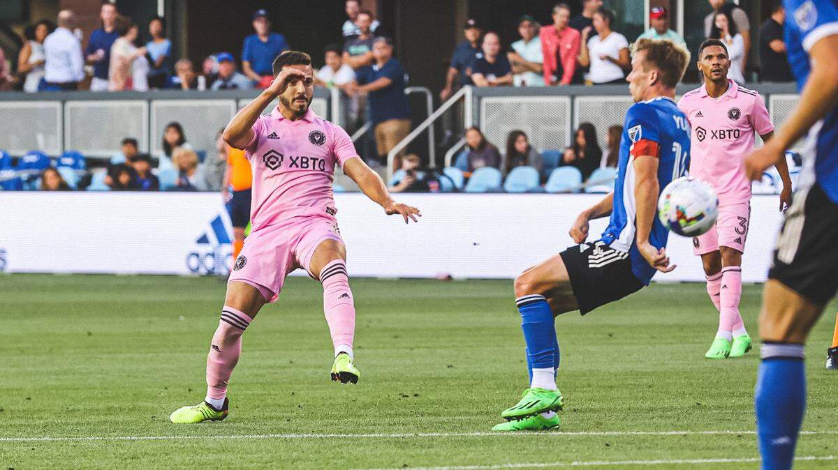 Jean Mota’s goal in the 12th minute led Inter Miami to a 1-0 win on the road against the San Jose Earthquakes on Aug. 3, 2022 at PayPal Park.