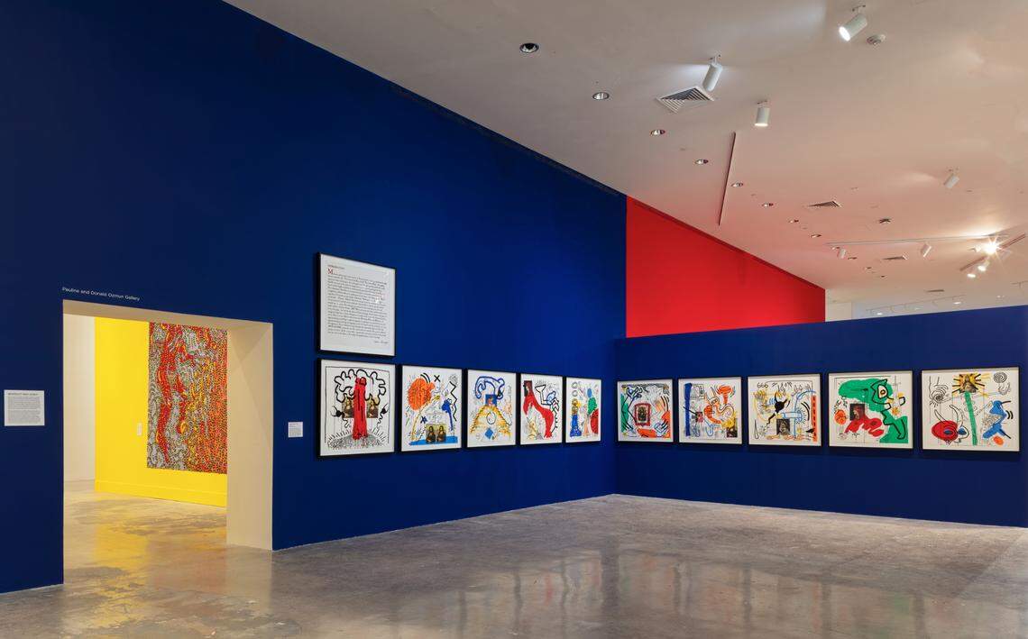 The same year he was diagnosed with AIDS, Keith Haring made Apocalypse, a 10-part series depicting chaos, death and destruction. NSU Art Museum bought the series of silkscreens to commemorate the exhibit.