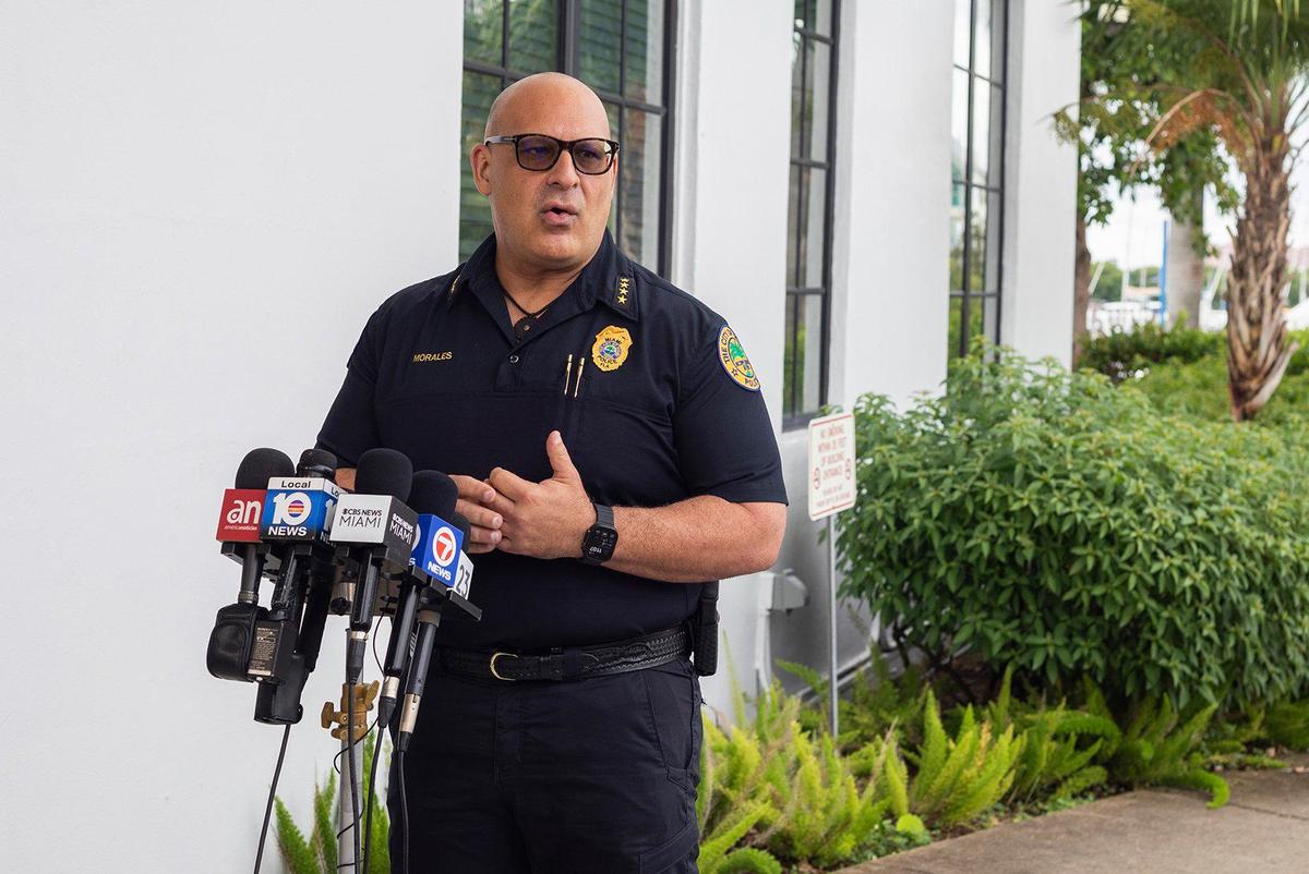 Miami Police Chief Manuel Morales said police are investigating after the Cuban Reggaeton artist ‘El Taiger’ was found shot in the head in a car on Thursday, Oct. 3, 2024. Morales spoke at a press conference Friday.