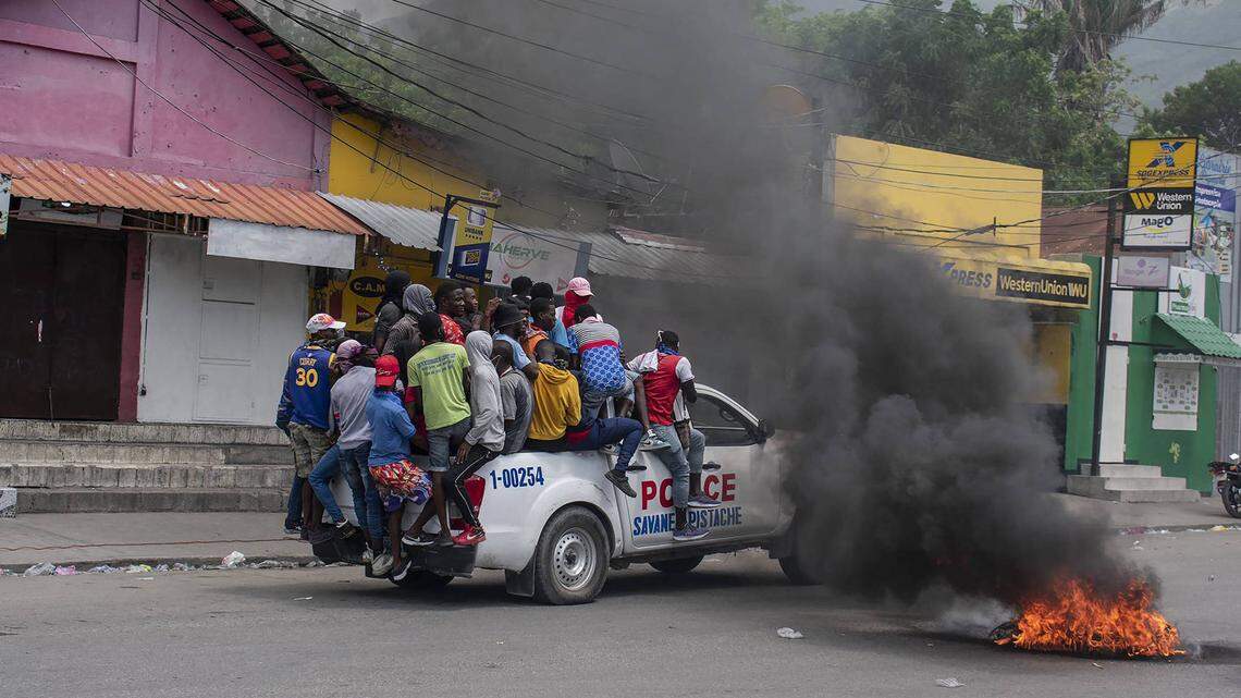 In Port-au-Prince in August 2023, residents took to the streets to denounce the gang violence that has torn the country.