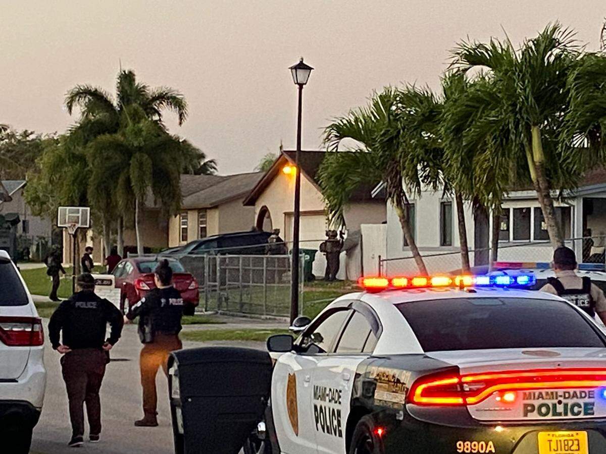 The Miami Herald spotted a Miami-Dade SWAT team near Southwest 131st Court and 262nd Lane on Tuesday, March 12, 2024.