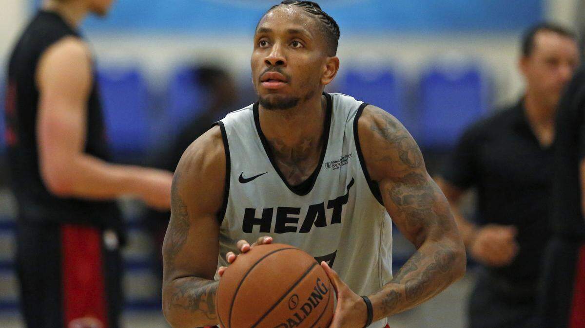 El defensa del Heat Rodney McGruder esta recogiendo los frutos de su duro trabajo en el campo de entrenamieto.