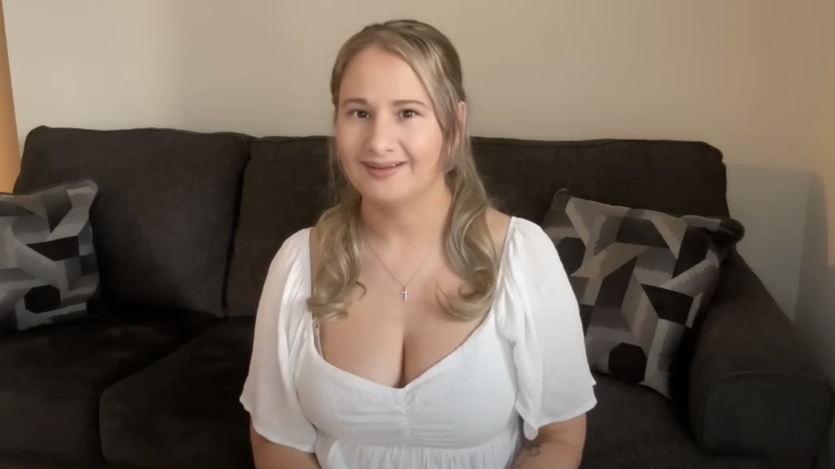 Gypsy Rose Blanchard while announcing her pregnancy.