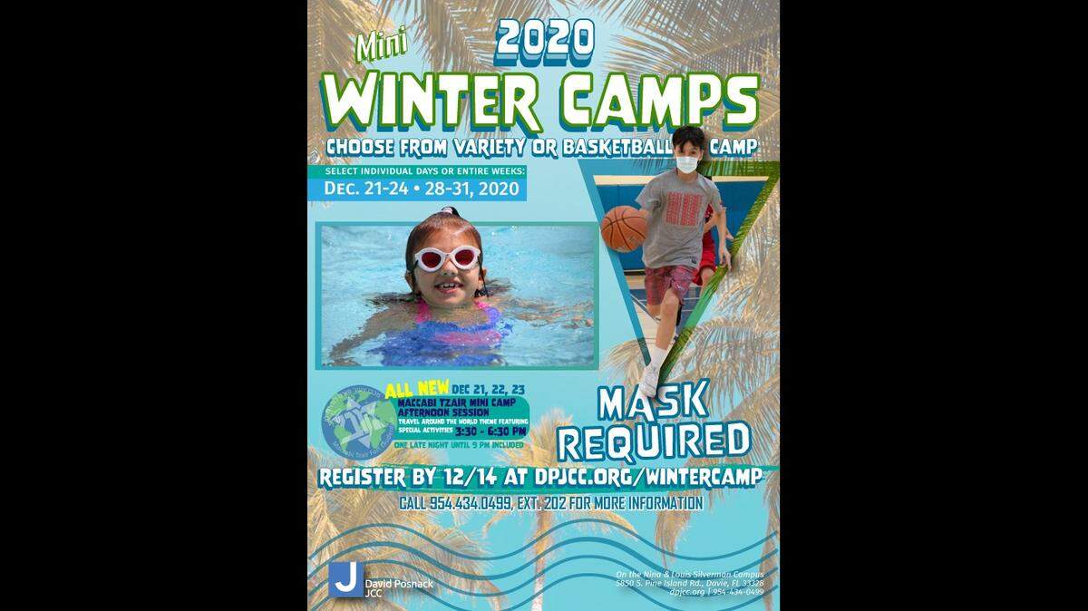 David Posnack Jewish Community Center will offer several options for winter break.