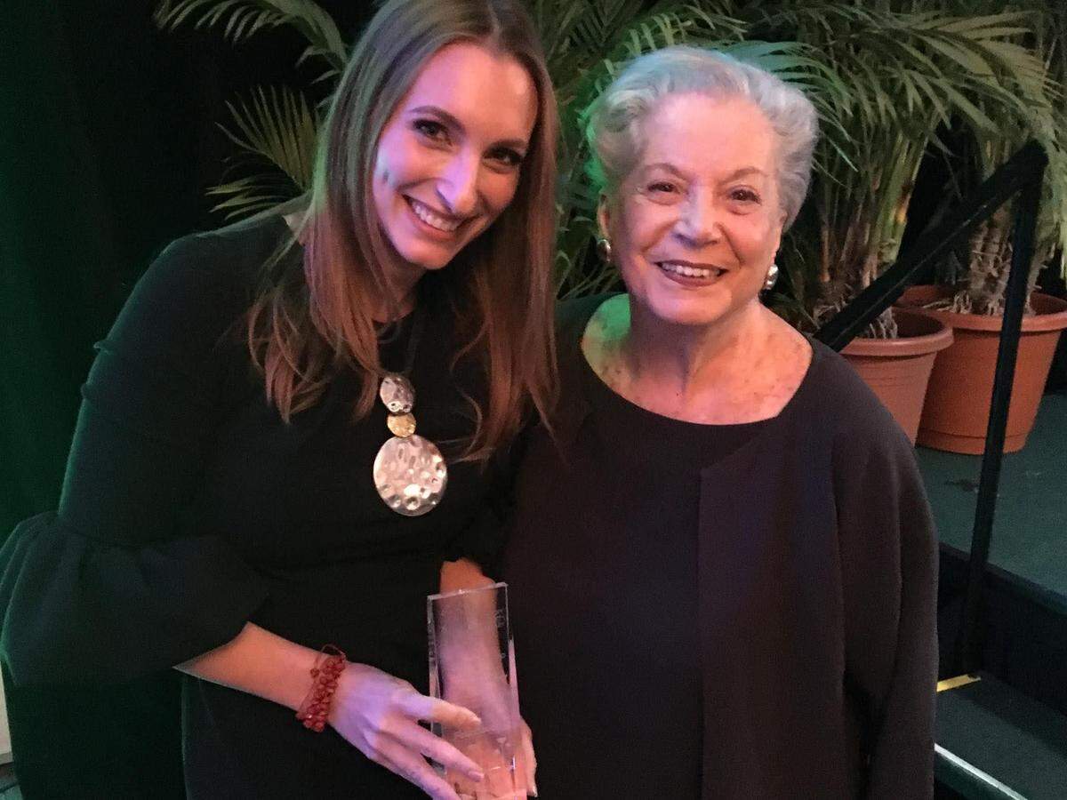 The Miami Foundation’s current president and CEO, Rebecca Fishman Lipsey, pictured with former president Ruth Shack.