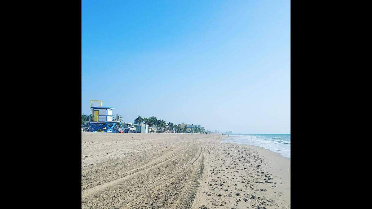 Hollywood Beach saw sun Wednesday morning, May 27, 2020, after days of deluges in South Florida. But afternoon rains remain in the forecast.