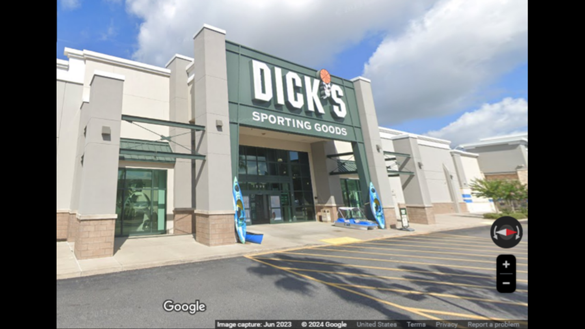 The suspect made multiple visits to the Dick’s Sporting Goods store in Davenport, Florida, and left with golf clubs that were not purchased, officials say.