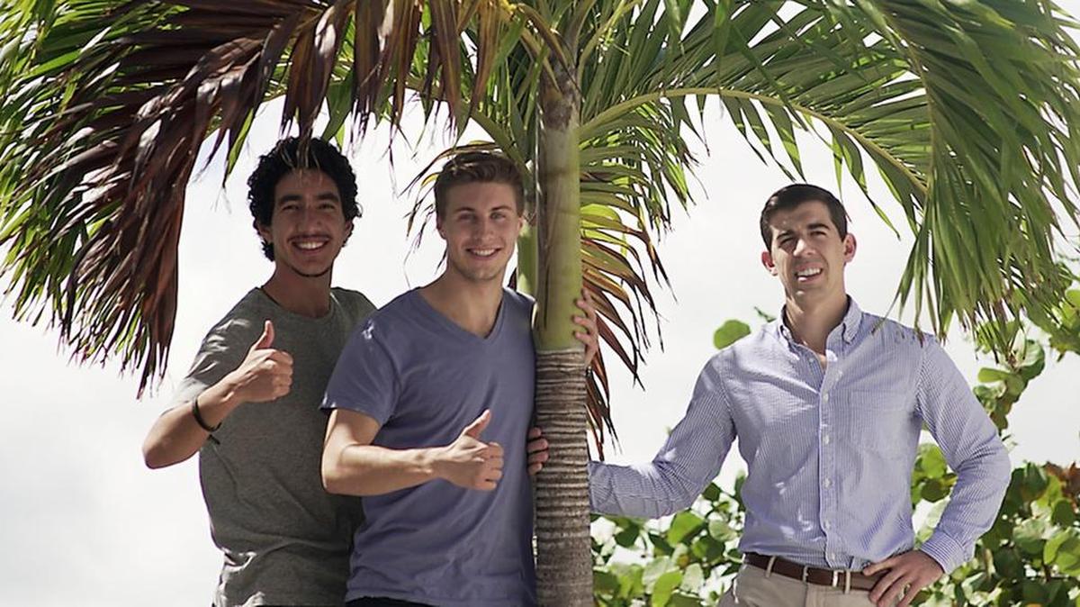 From left, Daycation co-founders Mo Soussi, Matthew Boney and Alex Novo want to make it easy to book day passes for the world’s hotels.