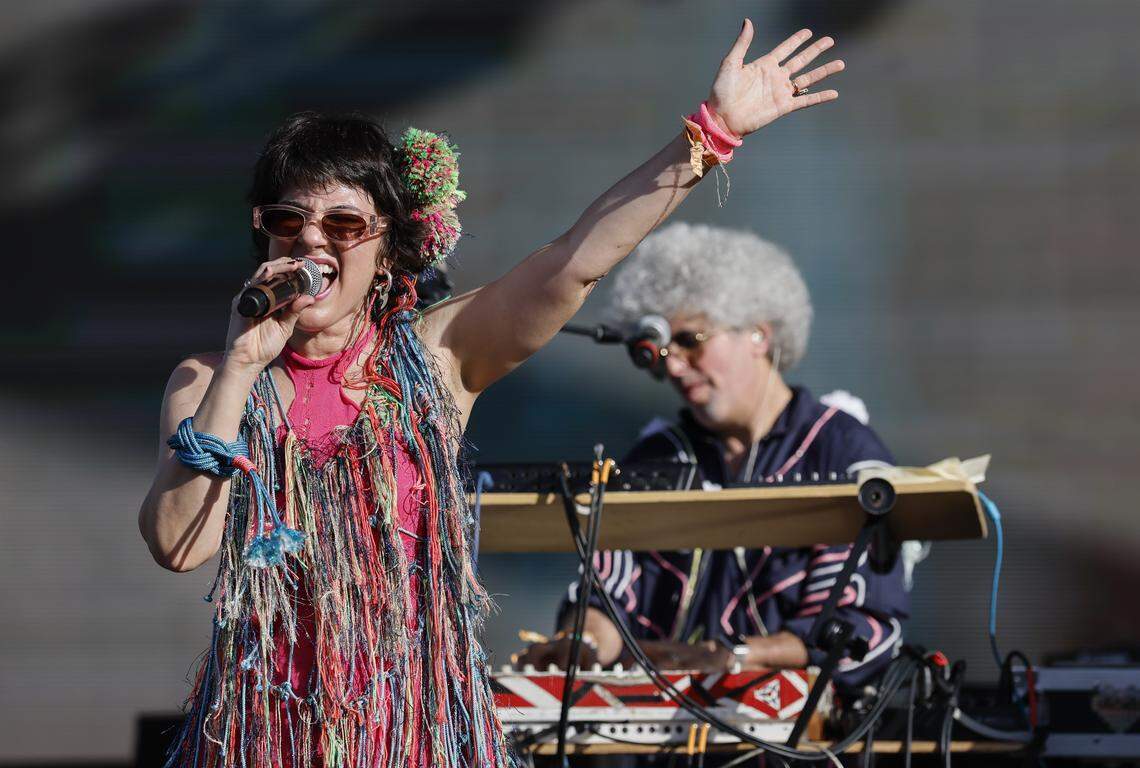 Afrobeta performs on the Live Stage at Ultra Music Festival in Miami, Florida, on Friday, March 27, 2026.