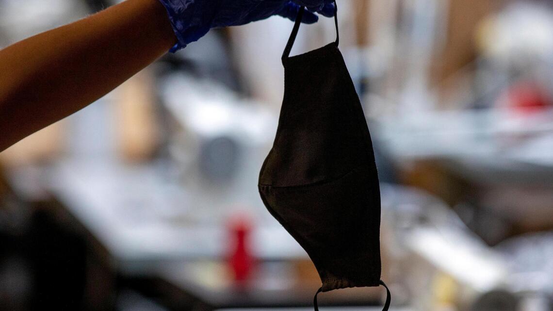 A Florida inmate refused to take off a protective mask. He was handcuffed, punished.