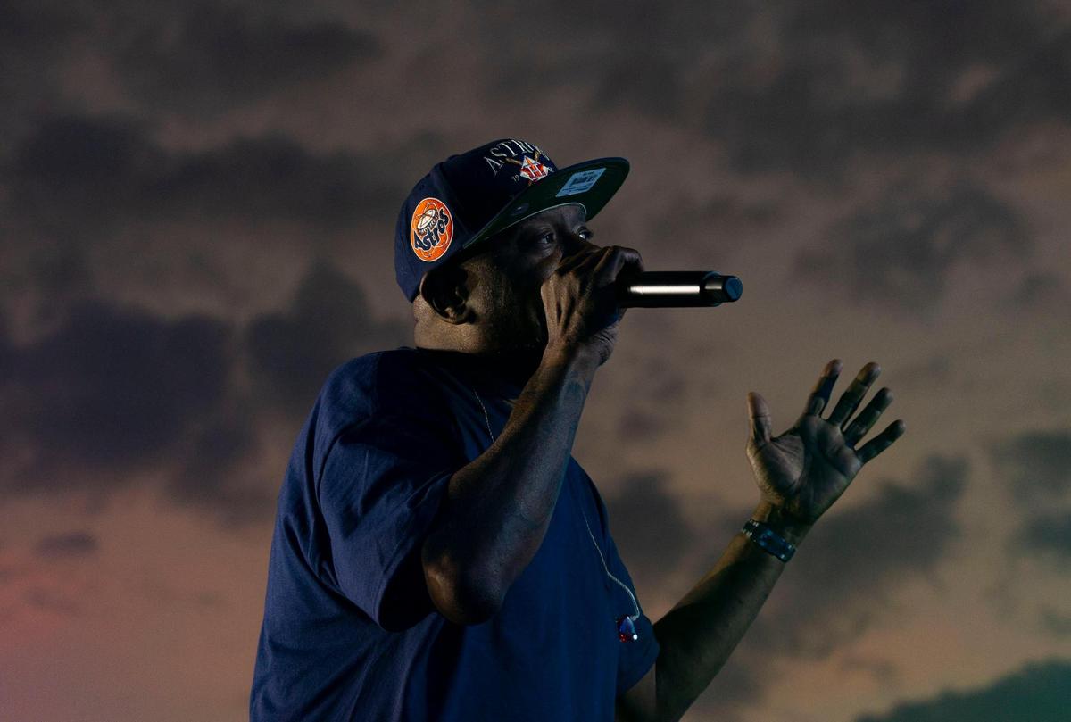 Scarface performs during sunset at Jazz in the Gardens on Sunday, March 10, 2024 at Hard Rock Stadium in Miami Gardens.