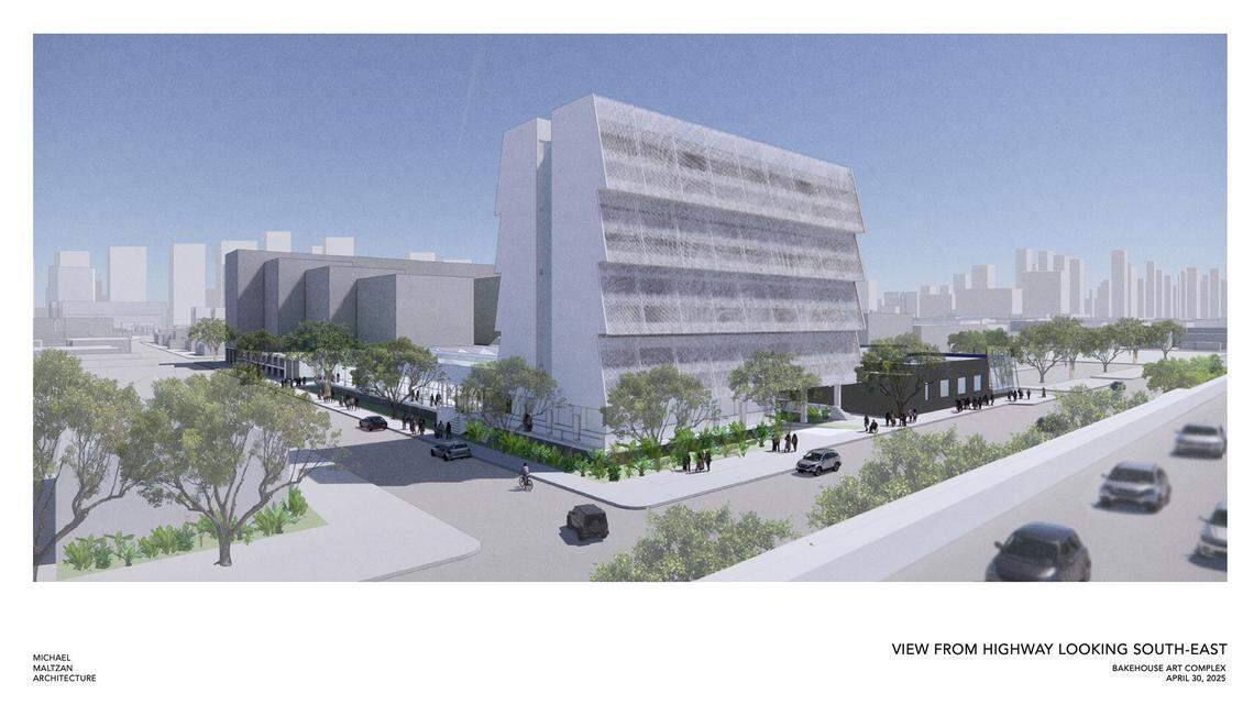 Rendering of the proposed Bakehouse development, which will include artist housing. 