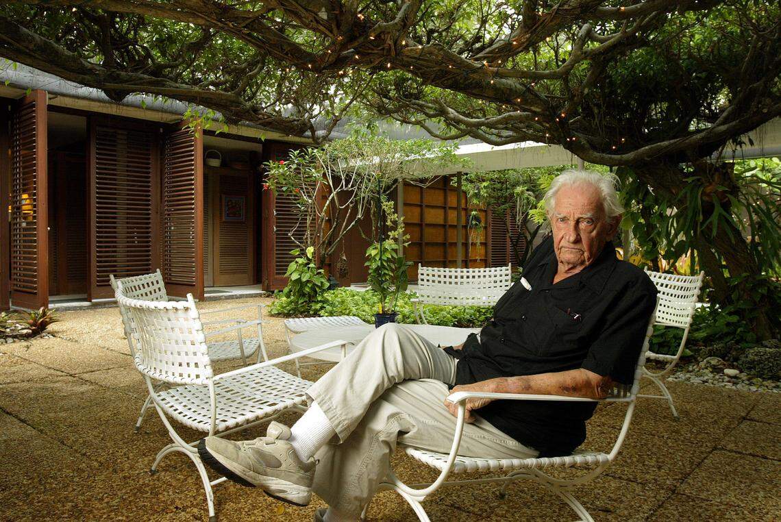 The Stillman house in Coconut Grove, designed by architect Rufus Nims, uses louvered shutters to allow air to circulate while still providing shade.