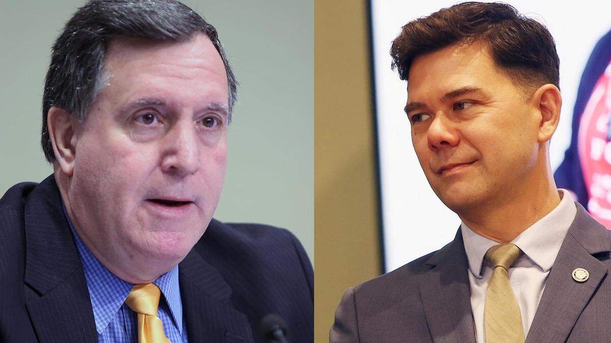 Miami Commissioner Joe Carollo, left, is chairman of the Bayfront Park Management Trust that oversees Museum Park. Commissioner Ken Russell is chairman of the Omni Community Redevelopment Agency.