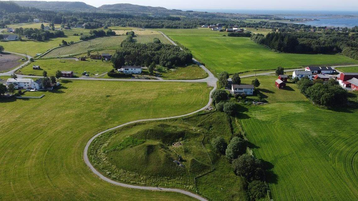 The burial mound is believed to be the final resting place of an ancient king, experts said.