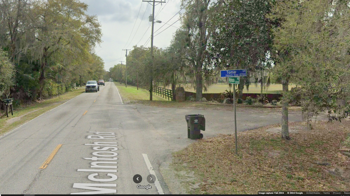 The incident happened Tuesday, Oct. 15, at this intersection in Thonotosassa, about a 15-mile drive northeast from Tampa, Florida.