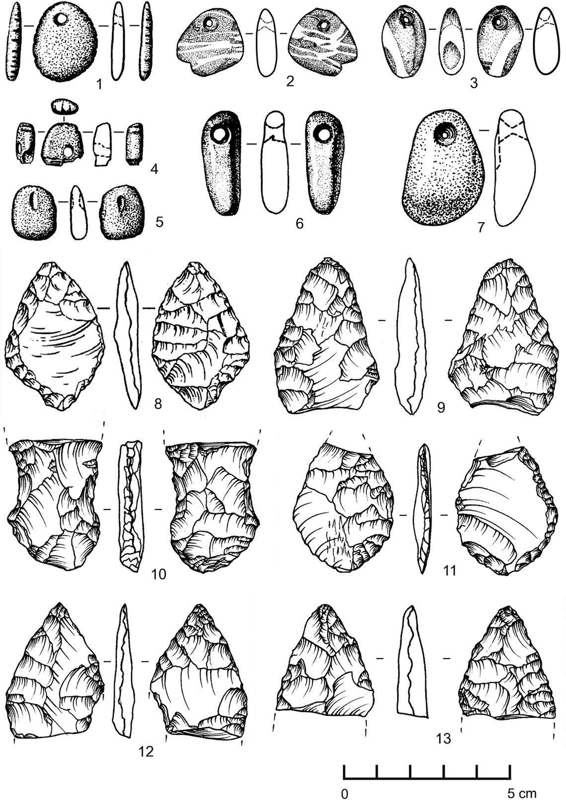 Human artifacts were radiocarbon-dated to the same time as the mammoths were alive, researchers said.