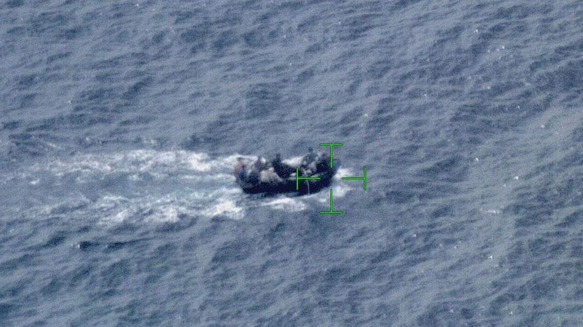An Air Station Clearwater C-130 air crew alerted Sector Key West watch standers that there was a suspected migrant vessel about 75 miles off Dry Tortugas, Feb. 28, 2021.
