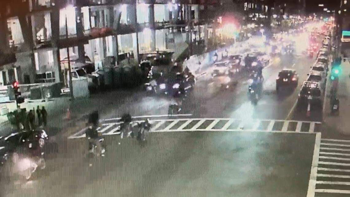 Massachusetts state police are trying to identify a mob of dirt bike and ATV riders who they said attacked an 82-year-old man driving in his car in Boston.