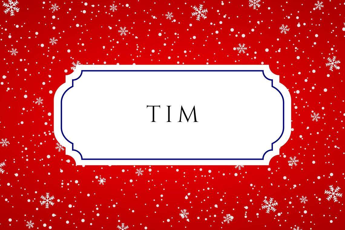 christmas baby names tim