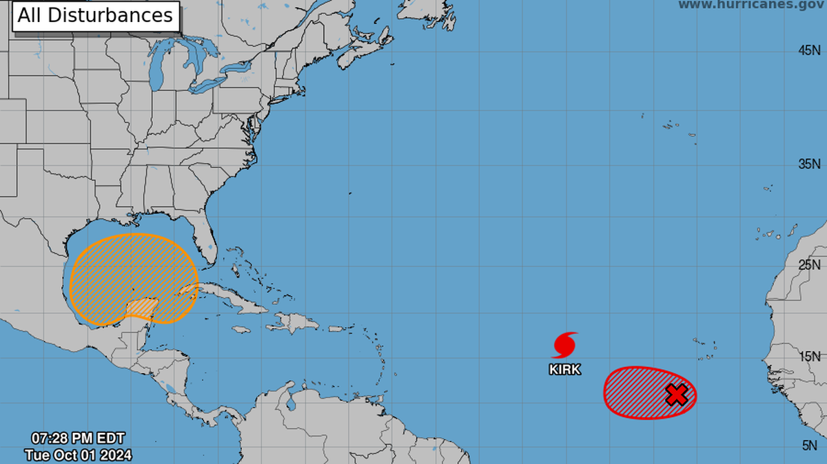 The next named storm could form soon in the eastern Atlantic.