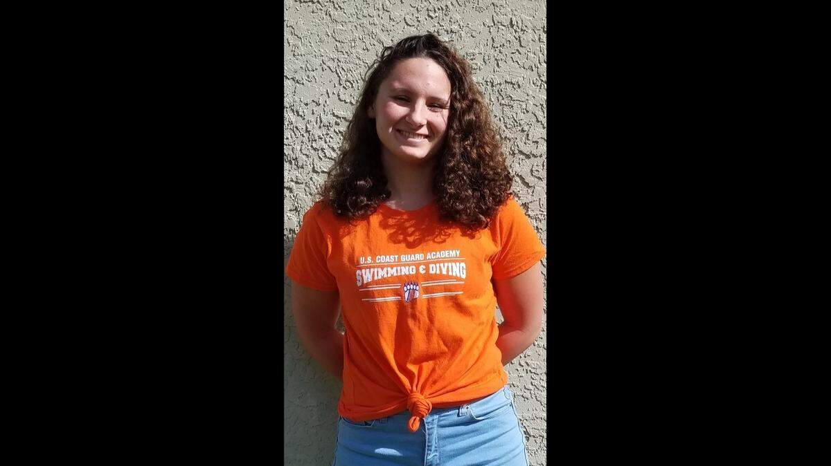 Cutler Bay High School student Lucy Smutny was recently accepted into the U.S. Coast Guard Academy, where she will swim and study civil engineering.