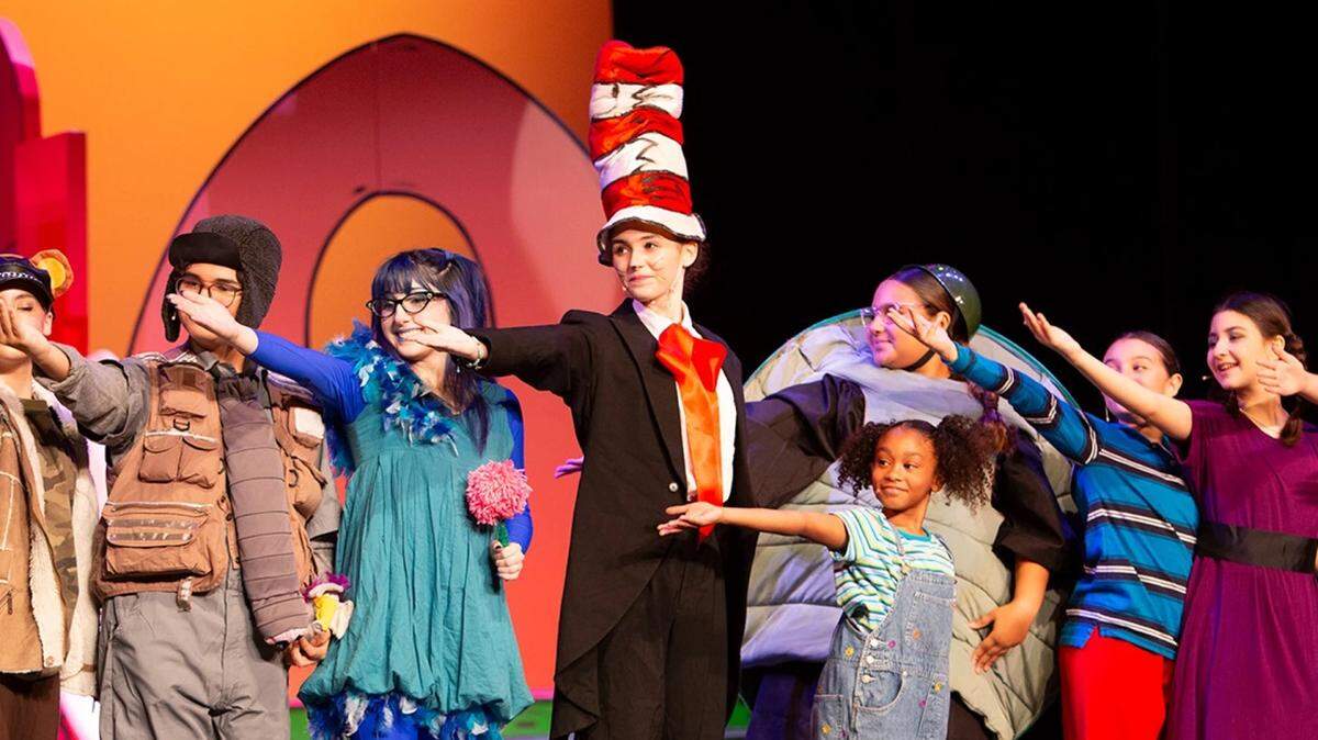 Actors do a sensory-inclusive performance of ‘Seussical The Musical’ at the Broward Center for the Performing Arts in Fort Lauderdale.