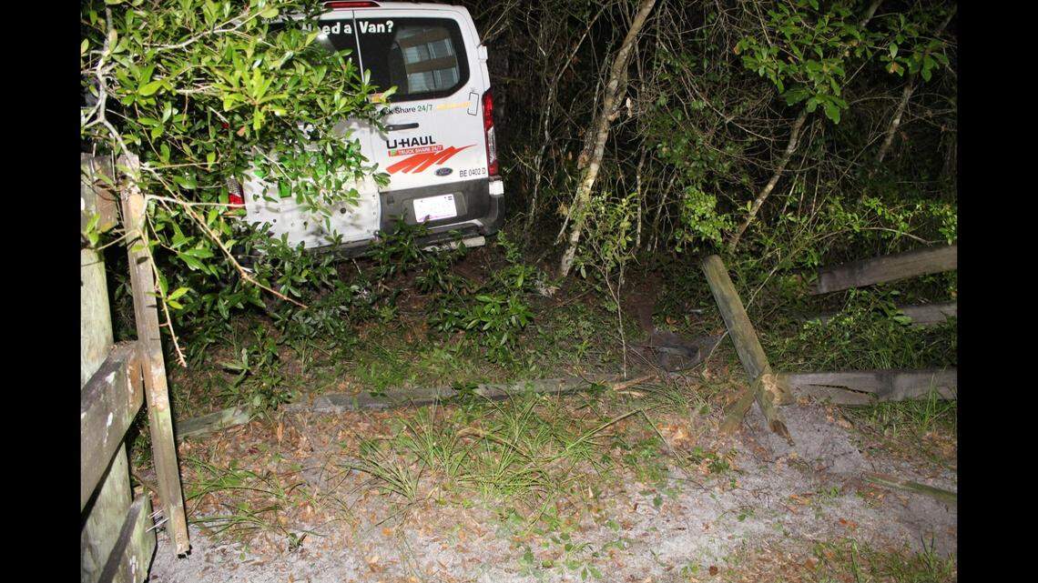 The driver ended up on a dead-end road where he crashed through a fence and hit a tree, the Citrus County (Florida) Sheriff’s Office reports.