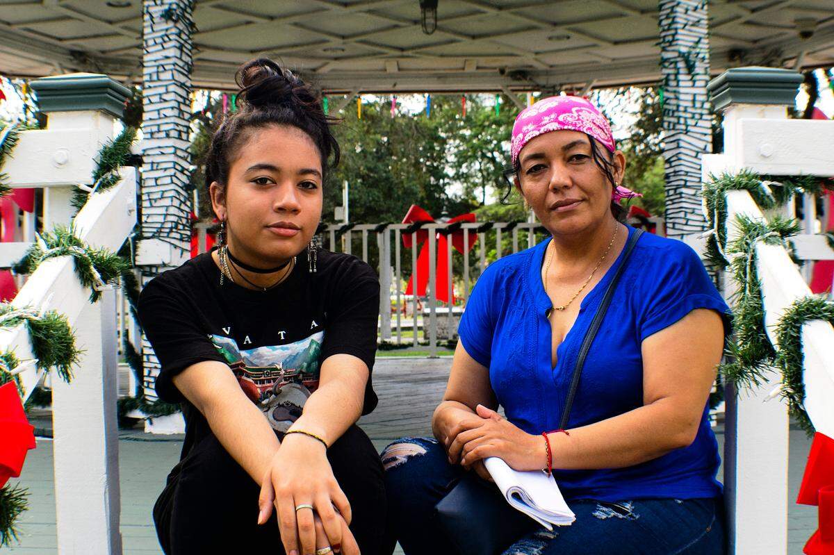 A case worker describes Jullianne Cruz-Palma, left, and her mother, Wendy Cruz-Palma, right, as a resilient pair. Jullianne has epilepsy, a brain disorder diagnosed two years ago when she was 13.