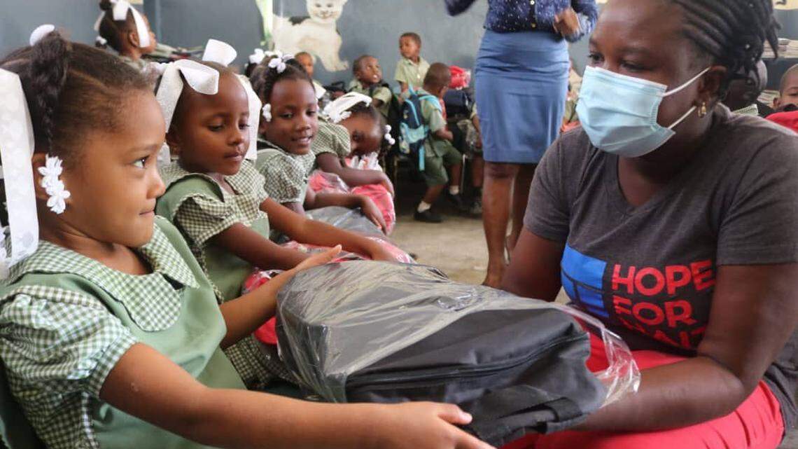 Hope for Haiti, a charity operating along Haiti’s southwestern peninsula, recently delivered 7,000 backpacks and school supplies to students who have been affected by the Aug. 14 earthquake, which killed more than 2,200 people and destroyed or damaged more than 137,000 homes.