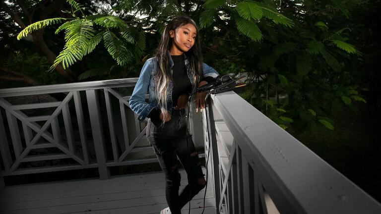 Once-homeless Miami teen dreams of being a stylist but needs supplies to finish school