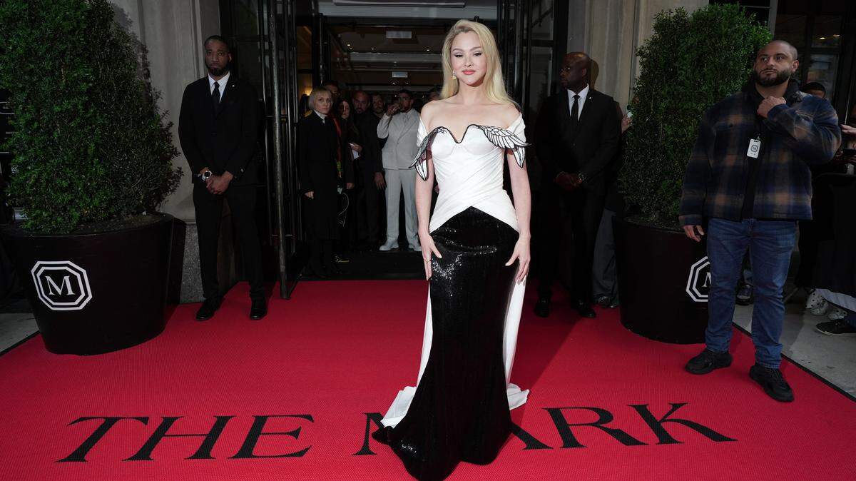 Devon Aoki departs The Mark Hotel for the 2023 Met Gala on May 01, 2023 in New York City. 