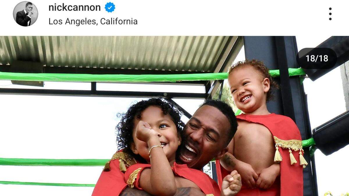 nick cannon and sons