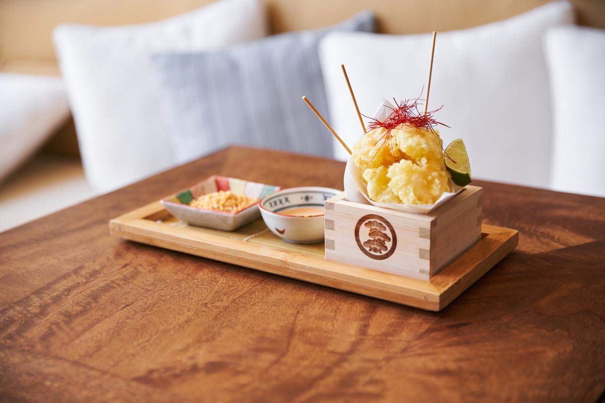 Lobster tempura from Azabu in Miami Beach, which will offer a Miami Spice To Go menu.