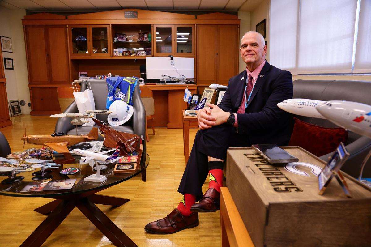 Miami-Dade Aviation Director Ralph Cutié is photographed in his office at Miami International Airport on Tuesday, Nov. 12, 2024.