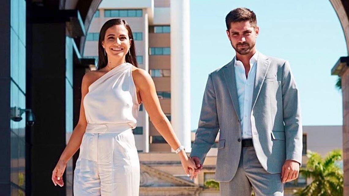 Nicole “Nicky” Langesfeld and Luis Sadovnic, who married in January, died together in the Surfside condo collapse.