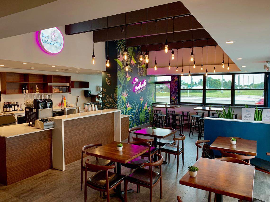 Este bar de croquetas lo tiene todo.