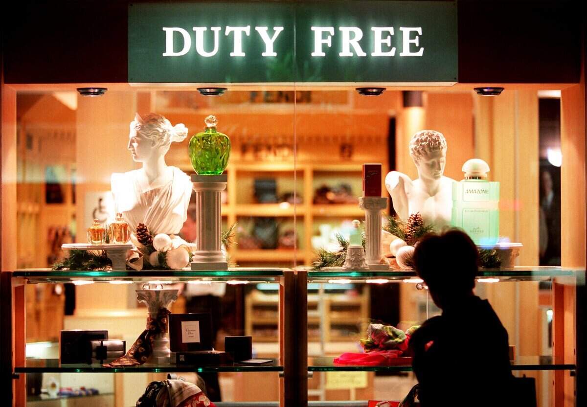 In 1995, a new duty-free boutique at Miami International Airport. The store featured 11 French and Italian lines, with nigh-end merchandise including a $25,000 Cartier watch.