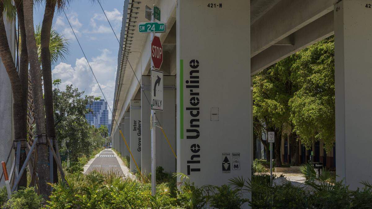 View of the Underline extension that extends between SW 19th Ave. - SW 27th Ave, on Wednesday, August 20, 2025. 