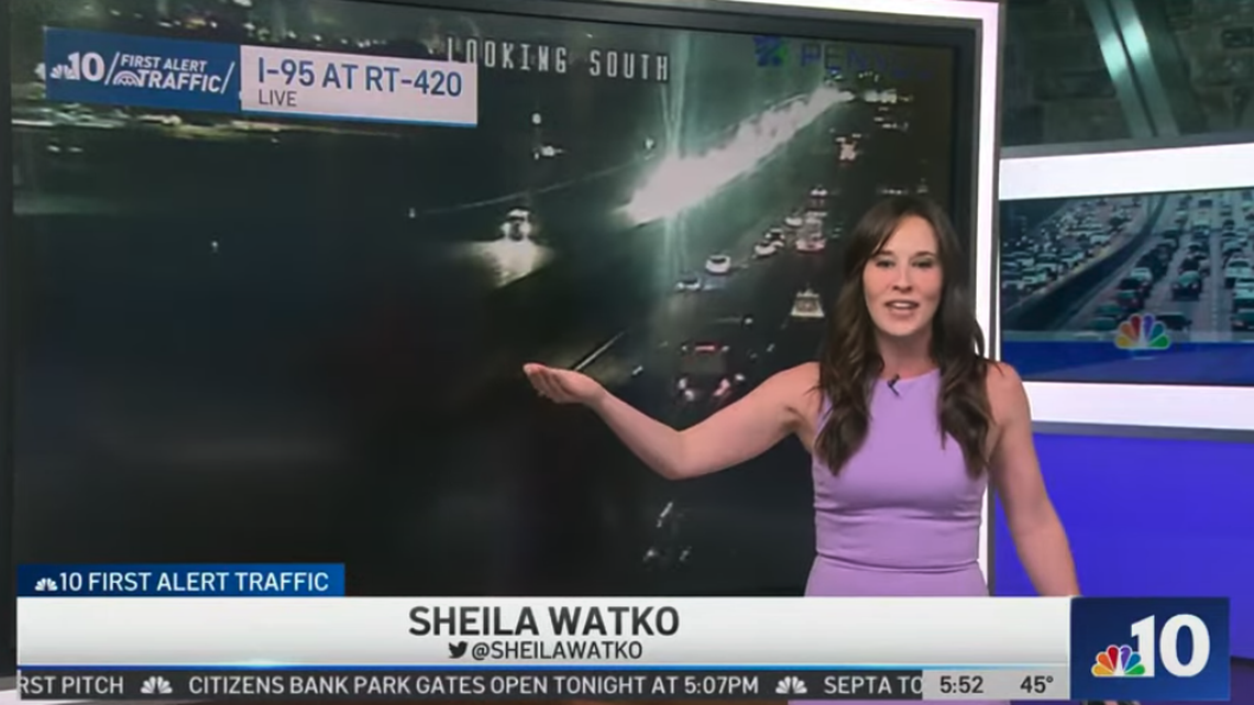 Sheila Watko, a reporter for NBC 10 in Philadelphia, made clever references to Taylor Swift’s “Midnights” album during a recent broadcast.