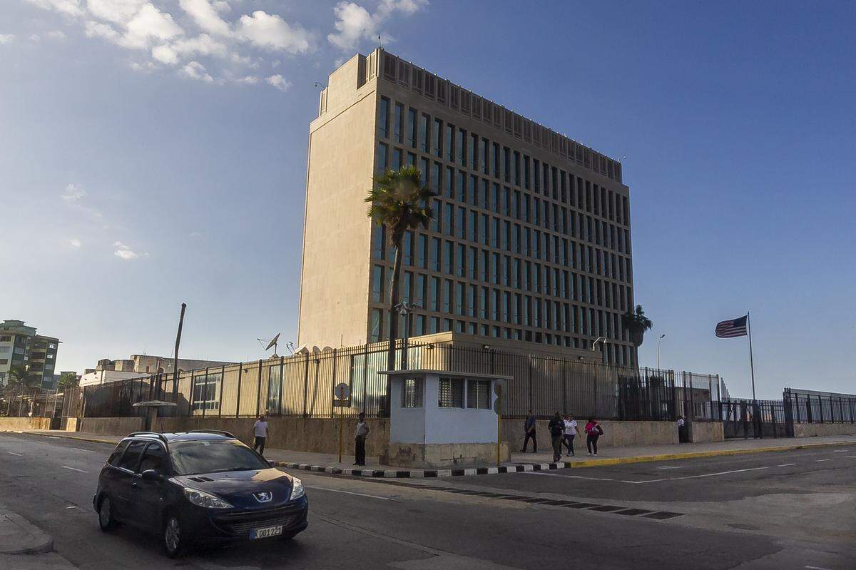 The U.S. Embassy in Havana, Cuba.