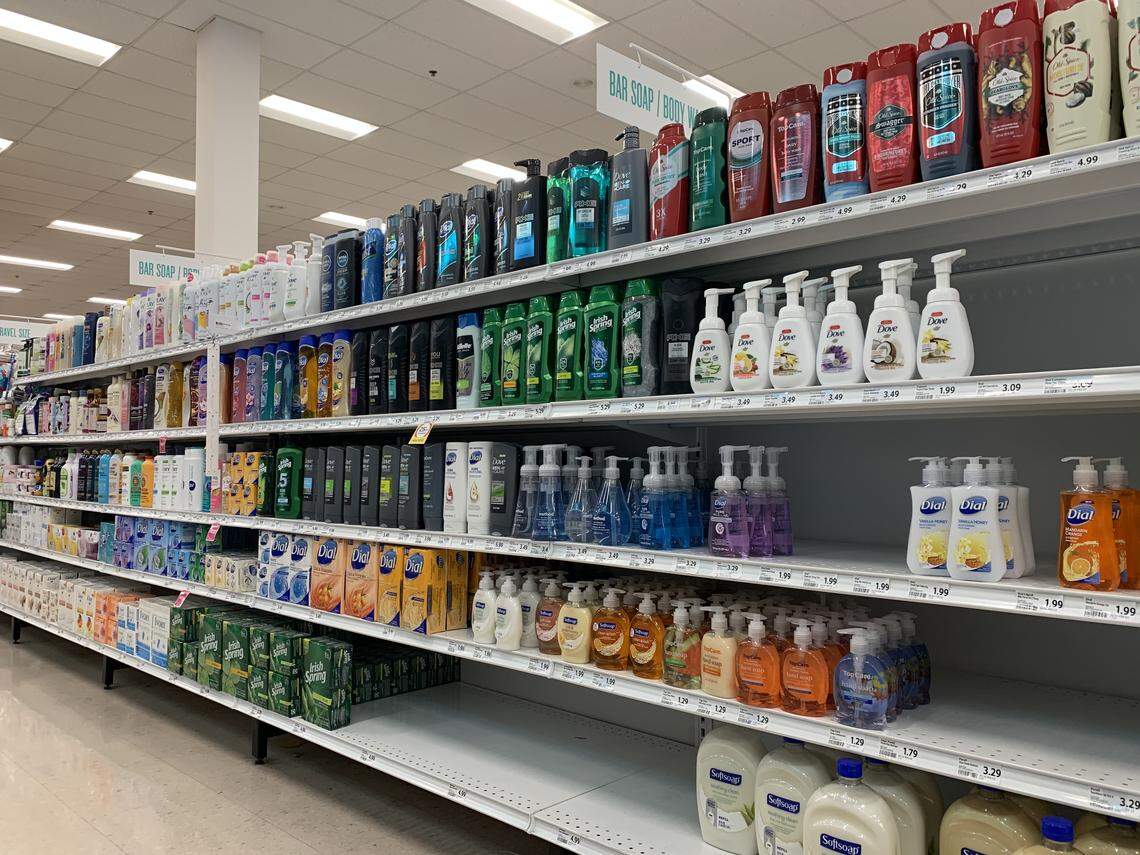 Clorox and Lysol wipes sold out at a Doral Winn-Dixie by Wednesday, March 4, 2020. A store clerk hoped fresh supplies, including hand sanitizers, would be available by Friday.