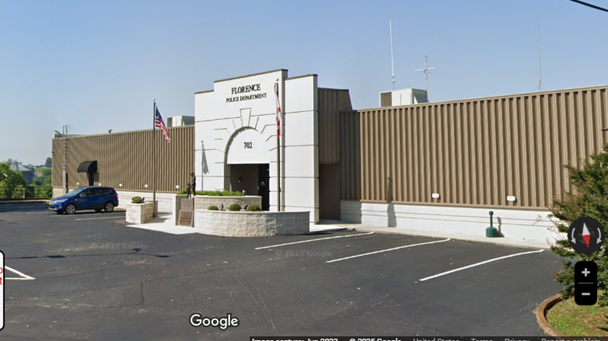 The gunman was killed in the parking lot of the Florence Police Department when he began shooting, Alabama officials say.