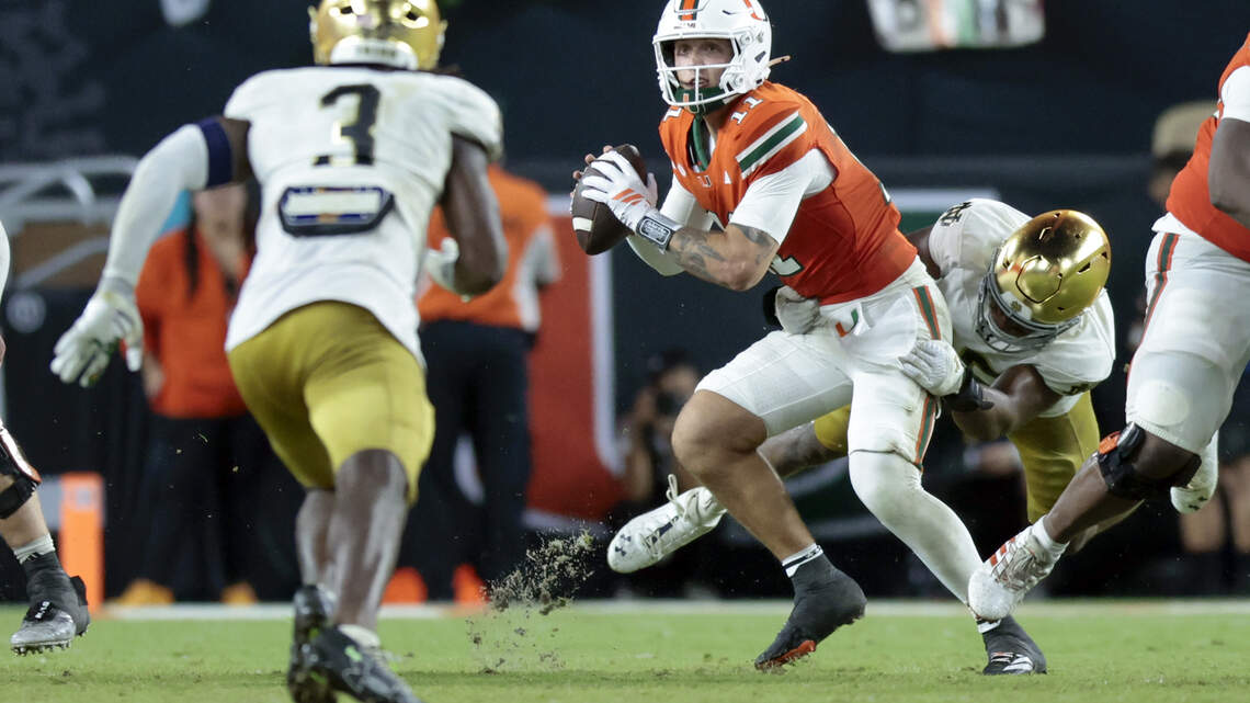 UM quarterback Beck expects pressure to return vs Florida