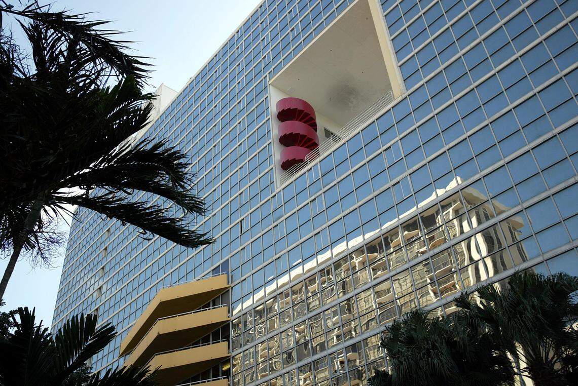 The Atlantis building on Brickell.